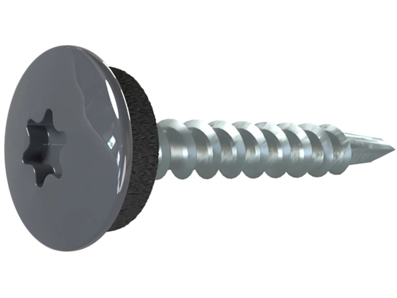 Schrauben Ttap 4,8 mm x 35 mm Mattgrau 100er Pack kaufen bei OBI