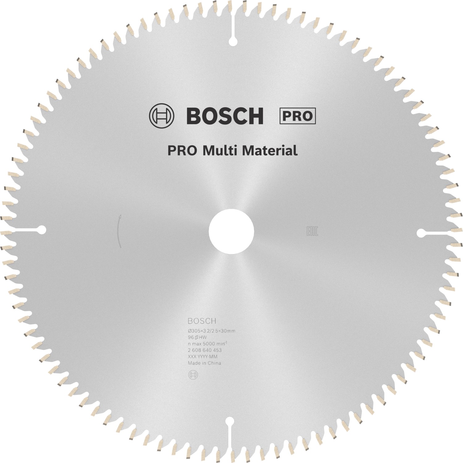 Bosch Kreissägeblatt Multi Material 305 mm x 32 mm x 30 mm 96 Zähne günstig online kaufen