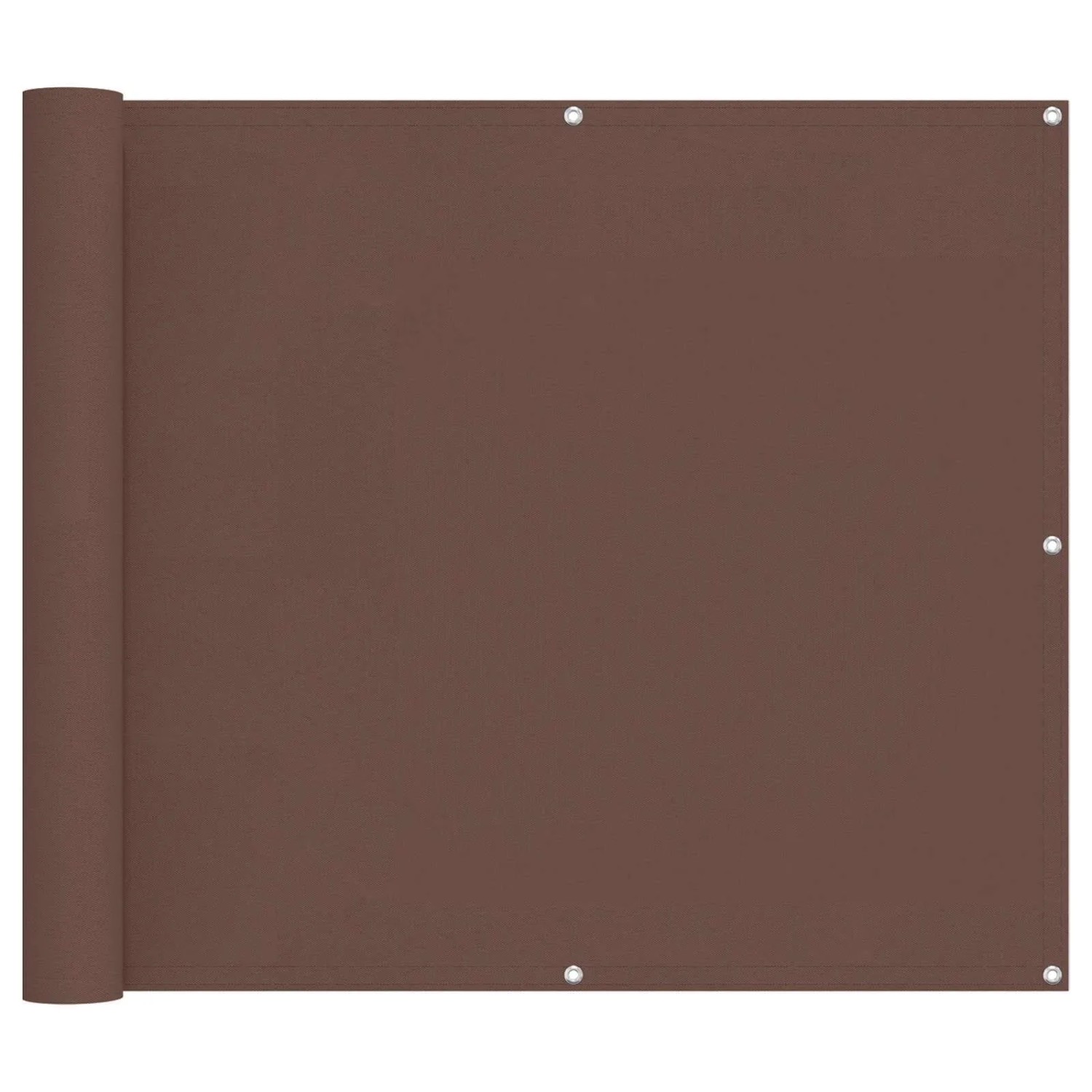 vidaXL Balkonsichtschutz Braun 90 x 200 cm Oxford-Stoff 42030866