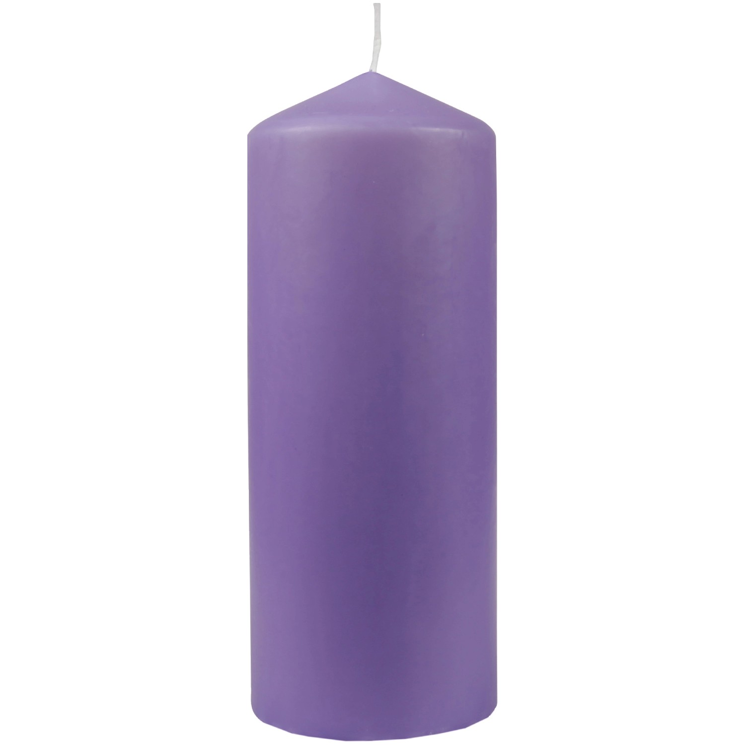 HS Candle Stumpenkerzen Ø6cm Lila Violett