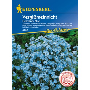 Kiepenkerl Vergissmeinnicht Heavenly Blue: Himmelblaue Blumensamen für Beet und Kübel.
