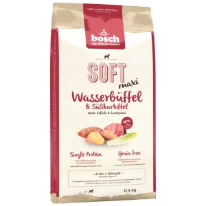 Bosch Pets Hunde-Trockenfutter Soft Maxi Wasserbüffel und Süßkartoffel 12,5 kg