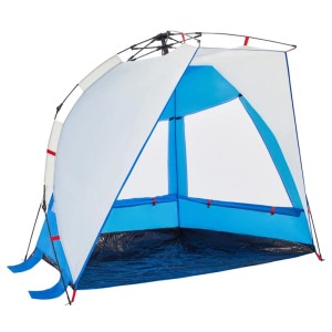 vidaXL Strandzelt 2 Personen Azurblau Quick Release Wasserdicht 4005290