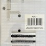 Stoßgriff-Set für Haustüren, Edelstahl, variabel 300-400 mm, zur stilvollen Aufwertung Ihrer Tür.
