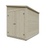 Kiehn-Holz Gerätehaus, 150x210 cm, unbehandeltes Holz. Gartenhaus mit Doppeltür.