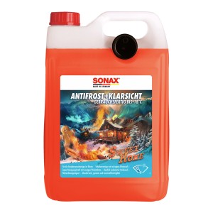Kanister Sonax Scheibenreiniger Sweet Home Antifrost 5l, gebrauchsfertig bis -18°C.