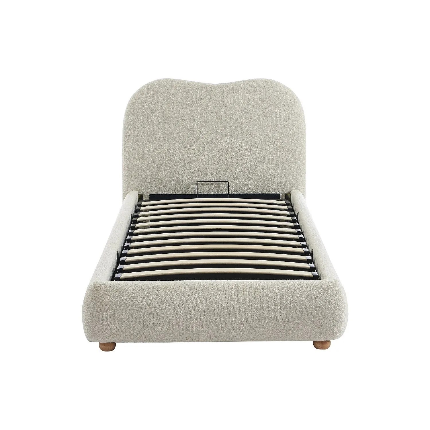 Vente-unique Bett Mit Bettkasten Vanari Weiß 111 cm