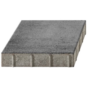 Quadratischer Pflasterstein Quadera in Vulkananthrazit, 30x30x6 cm. Betonpflaster für Außenbereiche.