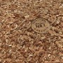 Nahaufnahme von COMPO Bio Eichendekor Mulchmaterial mit Unkrautbarriere.