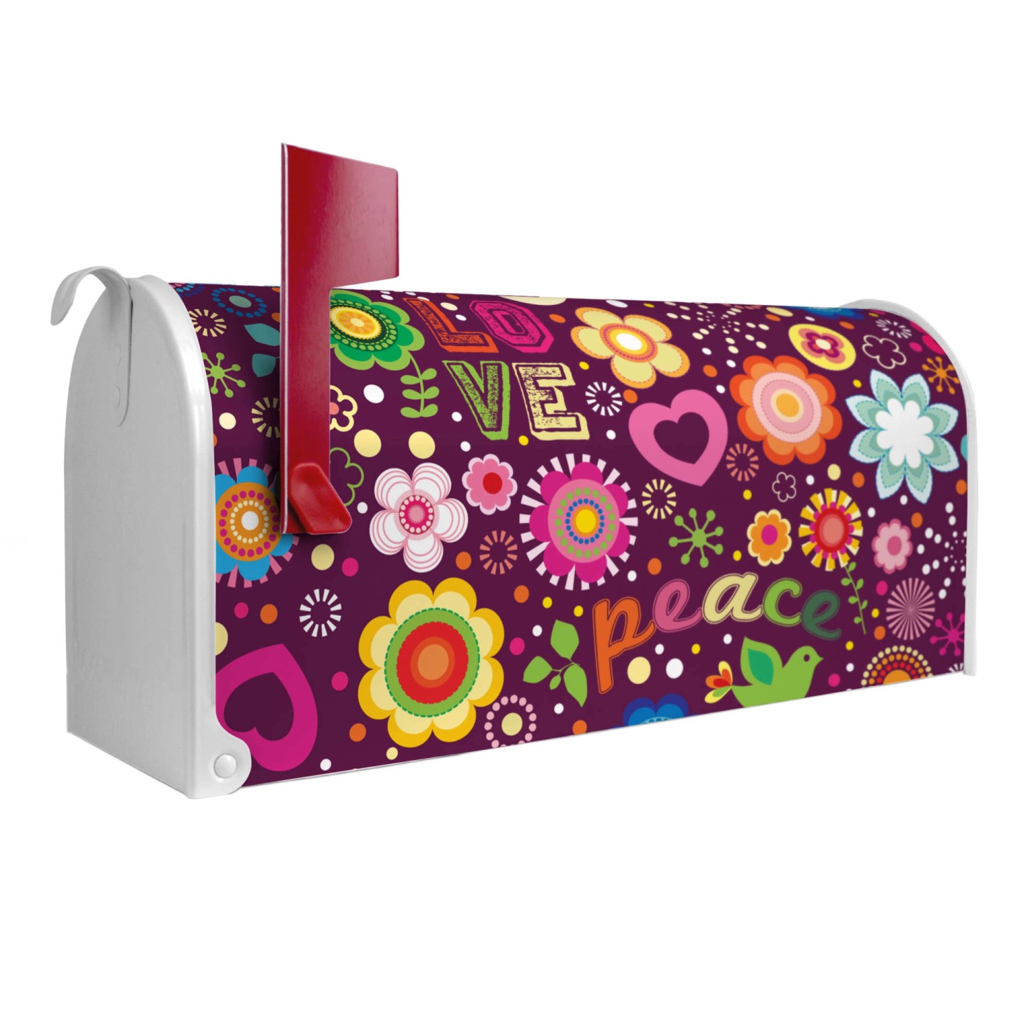 Banjado Amerikanischer Briefkasten Weiß 48x22x16cm US Mailbox Letterbox Pos günstig online kaufen