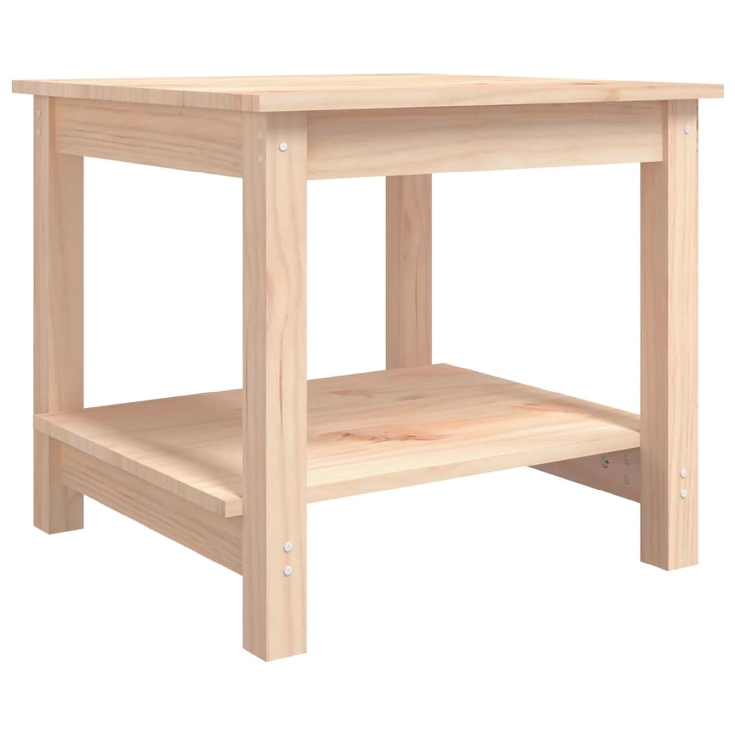 vidaXL Couchtisch 50x50x45 cm Massivholz Kiefer 822277 günstig online kaufen