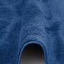 Detailansicht: Dunkelblauer Pergamon Hochflor Teppich Melia, super soft und luxuriös.