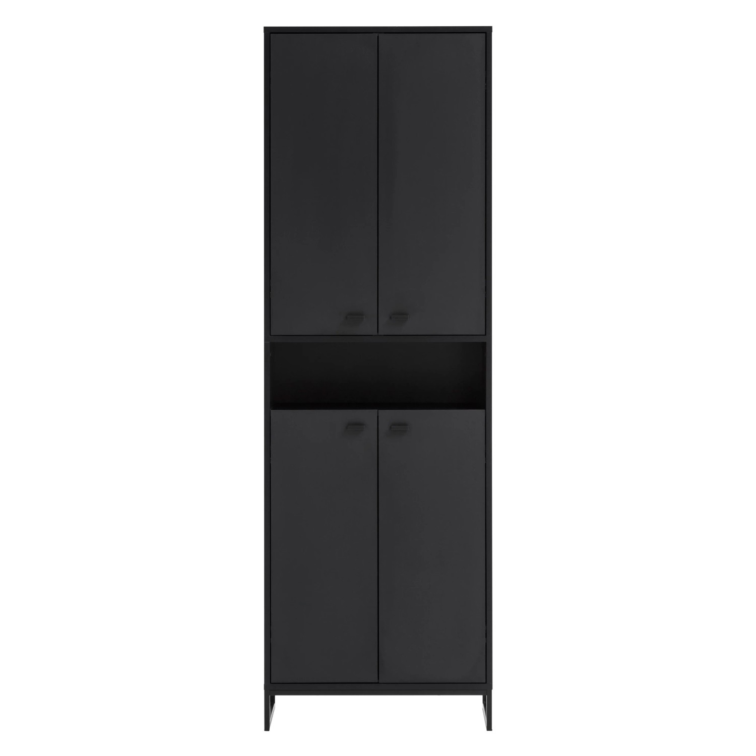 Schildmeyer Schuhschrank Janne 600 Schwarz Matt 185,5 cm x 60,2 cm x 33,05 cm