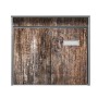 Banjado Briefkasten Silber mit Holz-Motiv, inkl. Montagematerial und 2 Schlüsseln.