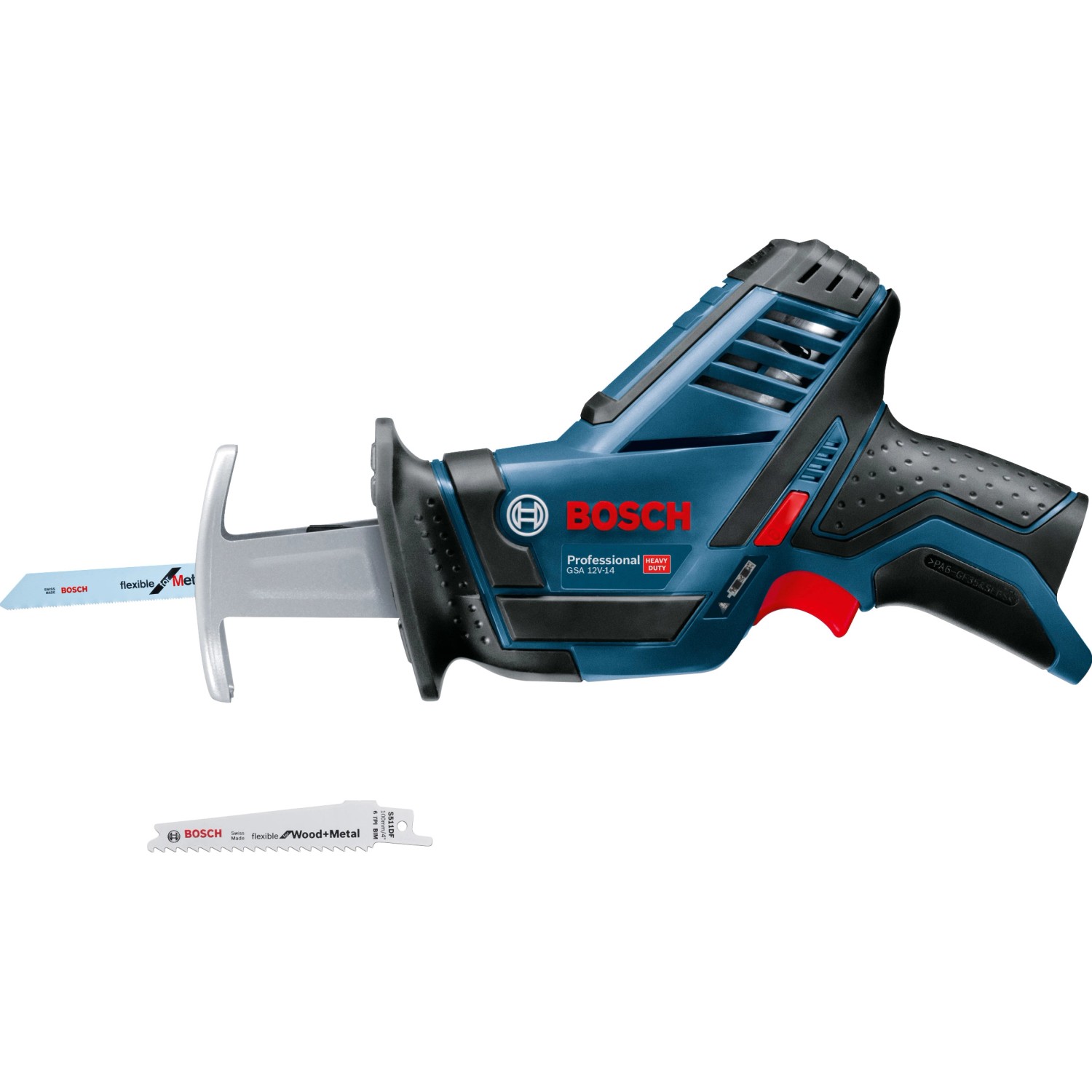 Bosch Professional Akku-Säbelsäge GSA 12 V-14 Solo inkl. Säbelsägeblatt