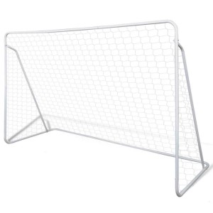 vidaXL Fußballtor 240x90x150 cm Stahl Hochwertig 90572