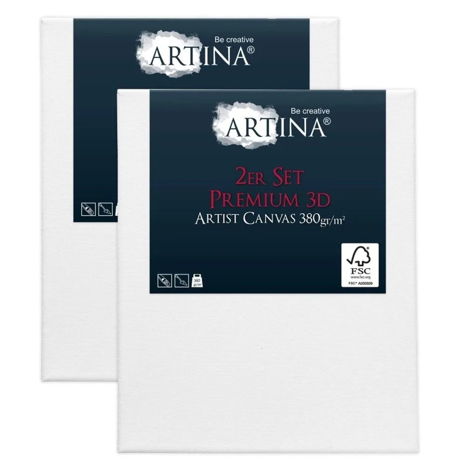 Artina Premium 3D Keilrahmen 30x40cm FSC 2tlg