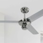 Westinghouse Deckenventilator Industrial, 122 cm, Chrom, mit Zugschalter.