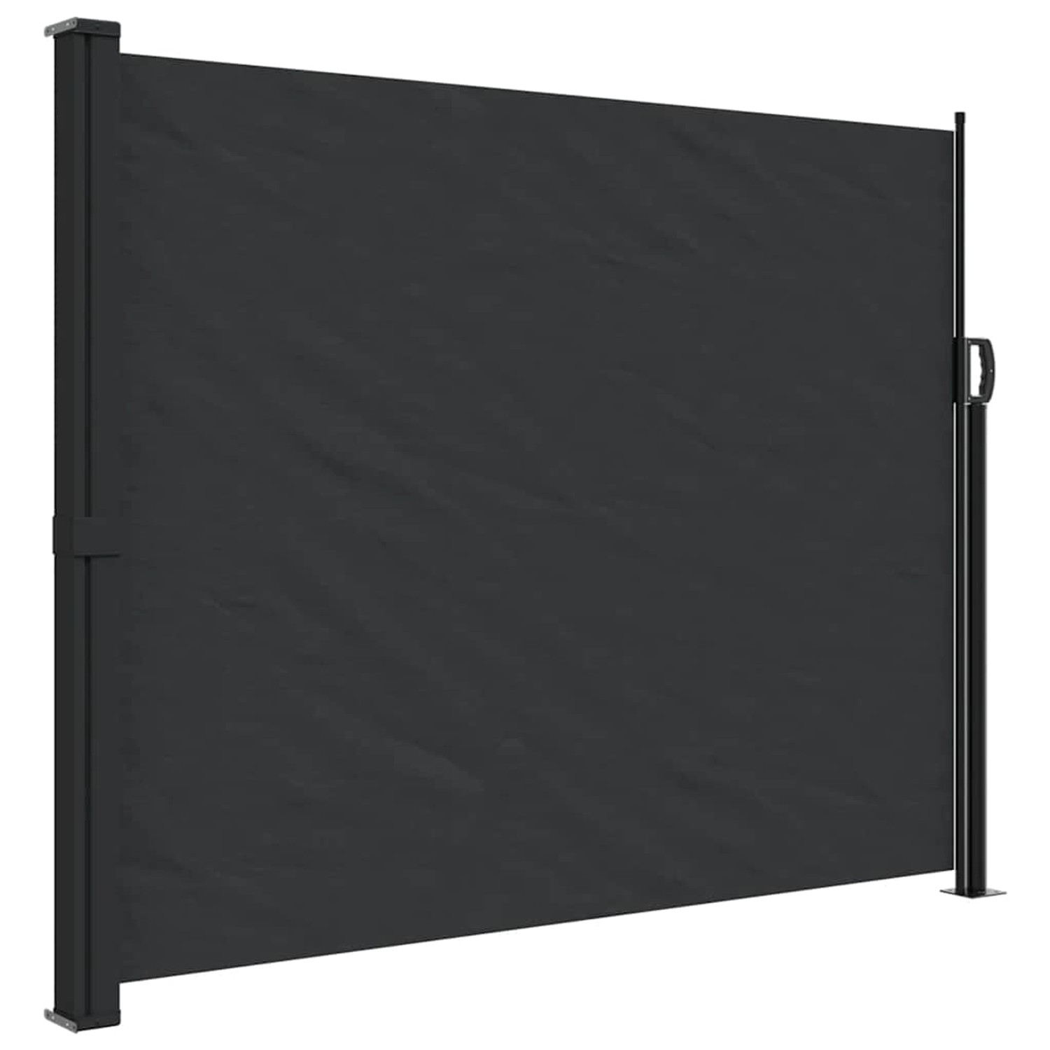 furnicato Seitenmarkise Ausziehbar Schwarz 160x300 cm günstig online kaufen