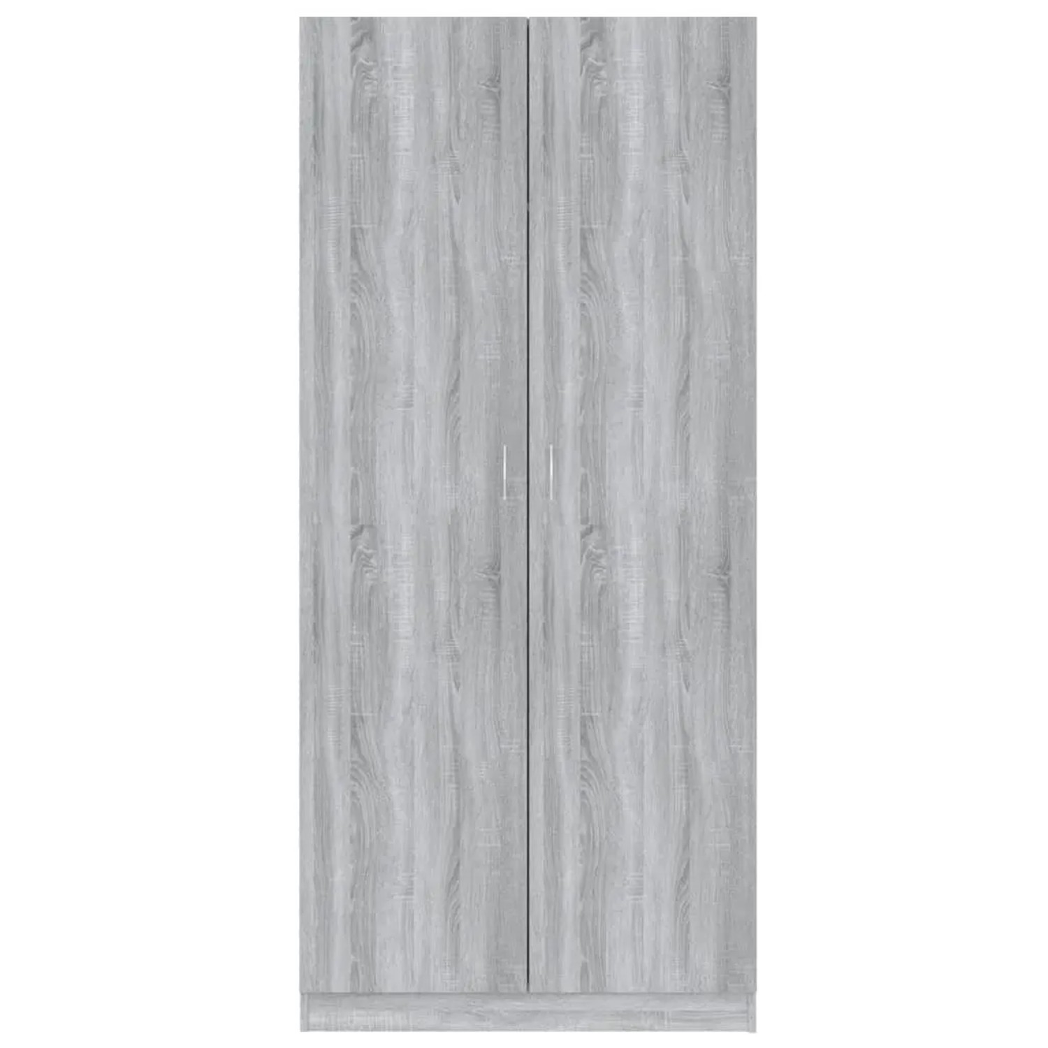 vidaXL Kleiderschrank, Grau Sonoma, 90x52x200 cm, Holzwerkstoff. Schrank mit zwei Türen.