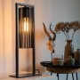 Moderne, schwarze Tischlampe Balenco Wazo von QAZQA für Innenräume.