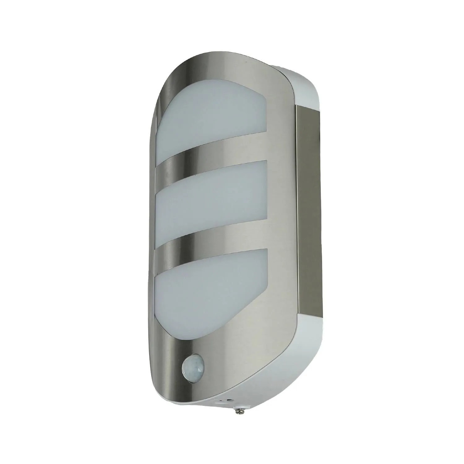 EASYLIGHT Außenlampe LED Bewegungssensor IP54 28,3 CM Hoch 3000 K 600 LM Edelstahl