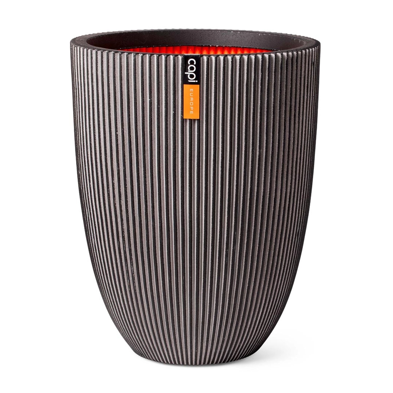 Capi Vase Groove Elegant 34x46 cm Anthrazit 1884993 günstig online kaufen