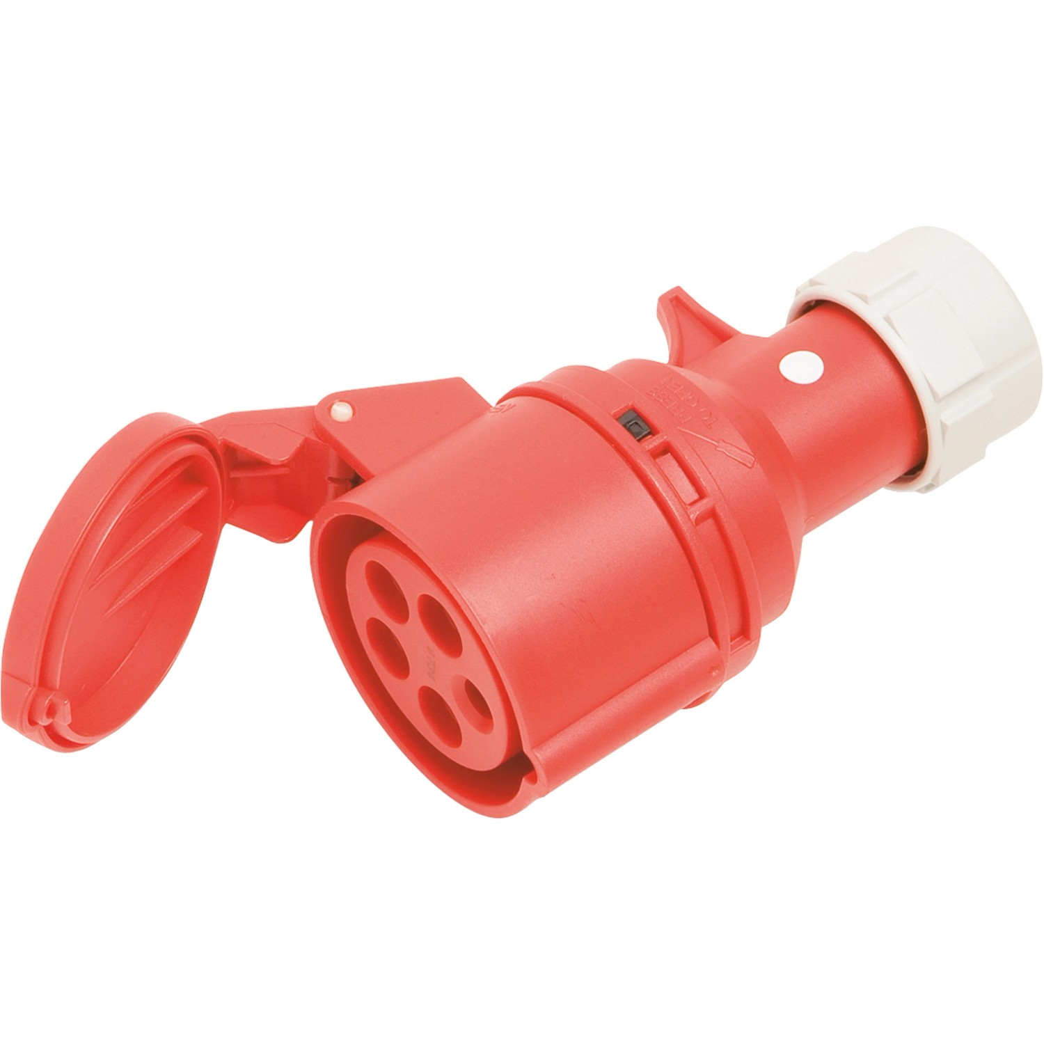 CEE Kupplung 5-polig IP44 16 A Rot