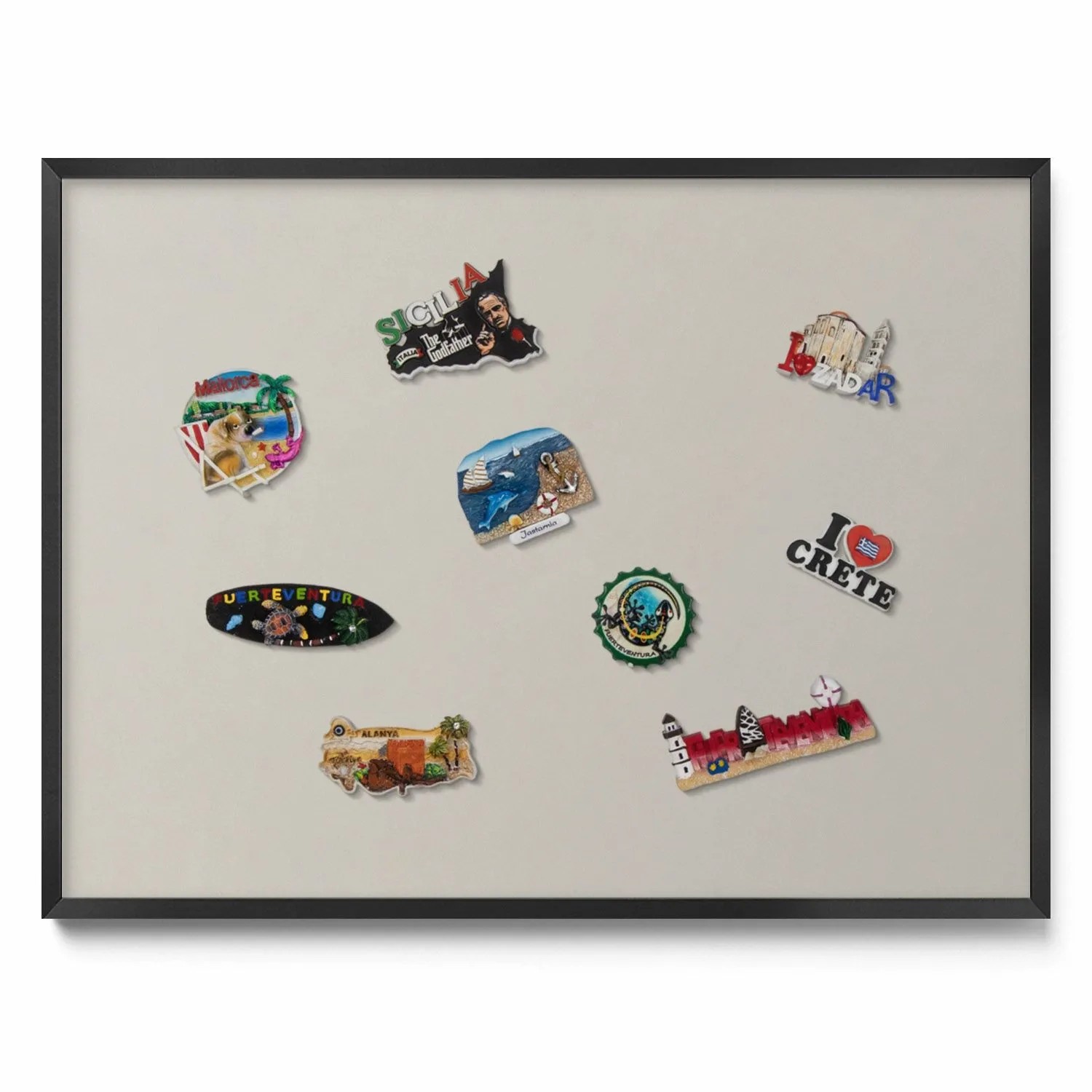 Tulup Magnettafel Magnettafel Dekorativ Bedruckt Cremefarben 80x60 cm Magne günstig online kaufen