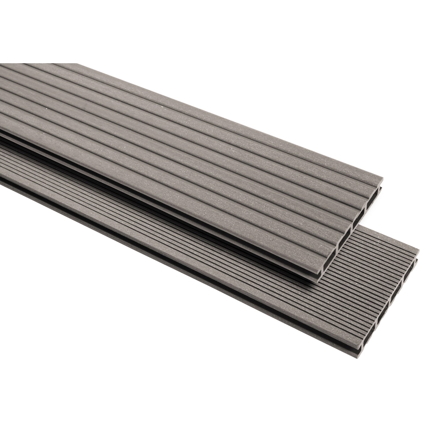 GartenLand Musterstück WPC Terrassendiele Vintage 25x145 mm Silbergrau 20 cm