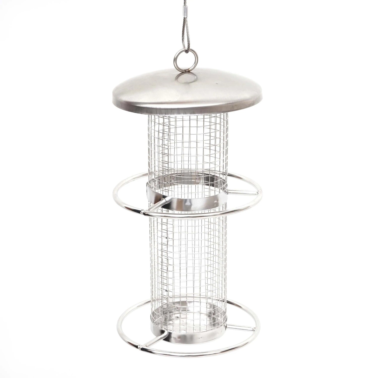 MCW Vogelfutterstation G90 Edelstahl 27cm