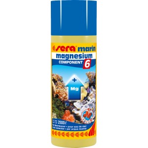 Sera Marin Component 6 Magnesium, Salzwasseraufbereiter für Aquarien, 250ml Flasche.