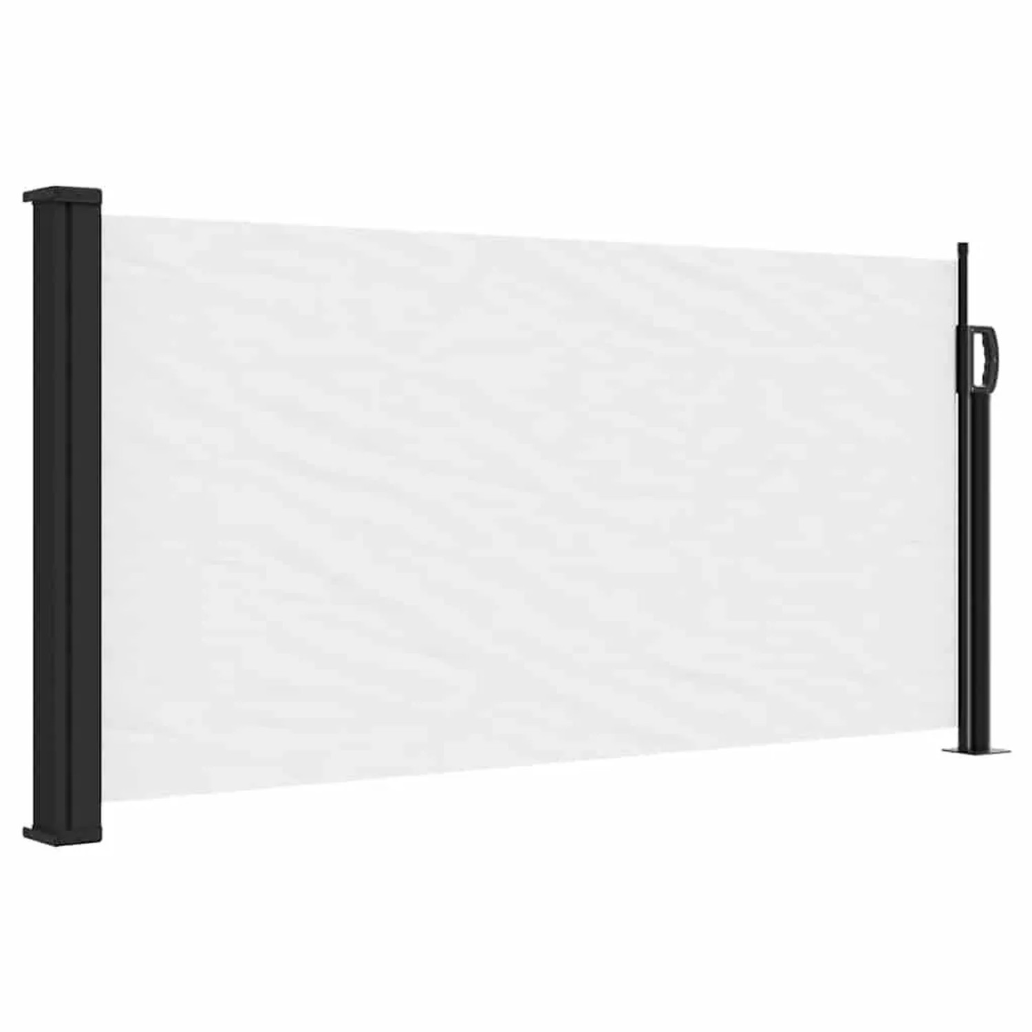 vidaXL Seitenmarkise Ausziehbar Weiß 100x300 cm 4004271