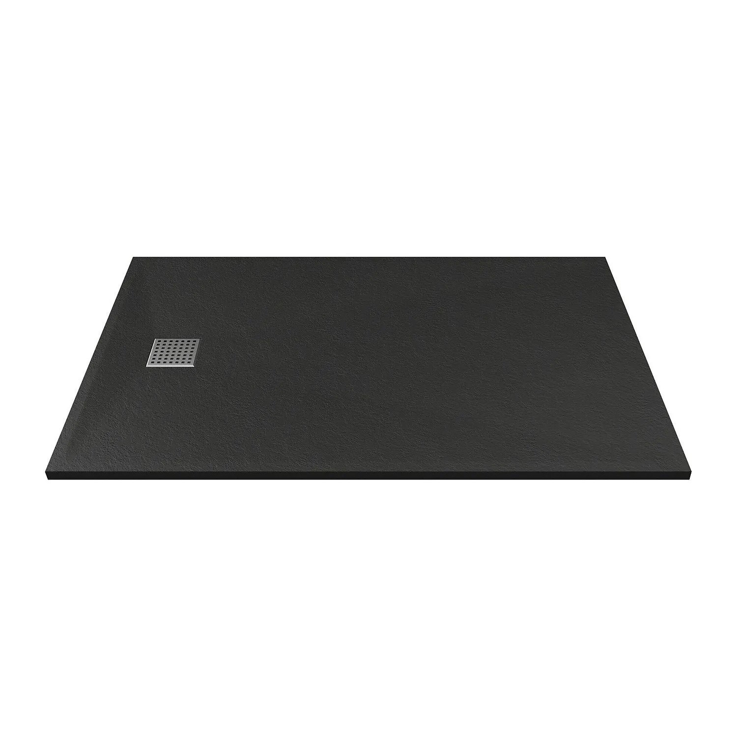 Vente-unique Duschwanne Mirnosa Schwarz 140 cm