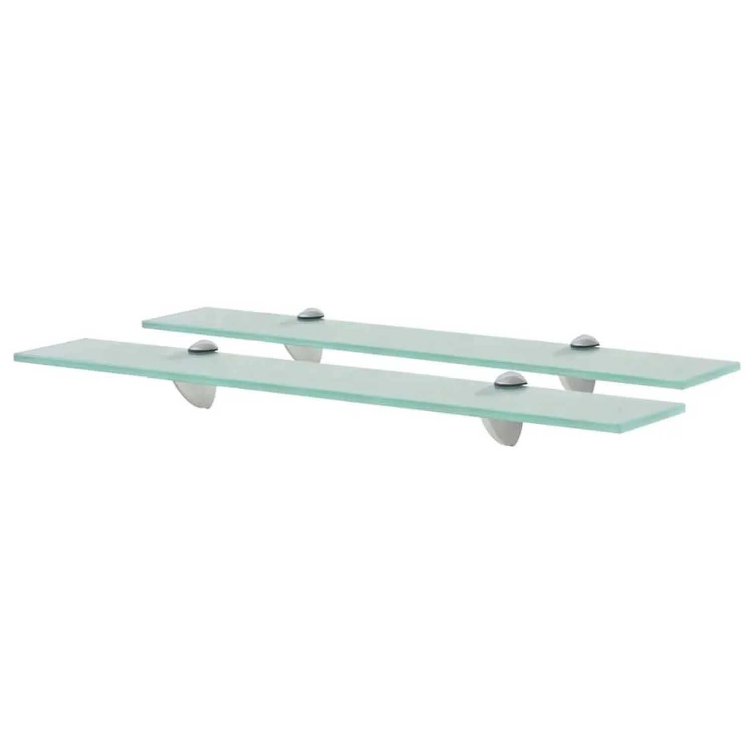 vidaXL Schweberegale 2 Stk Glas 60x10 cm 8 mm 3051497