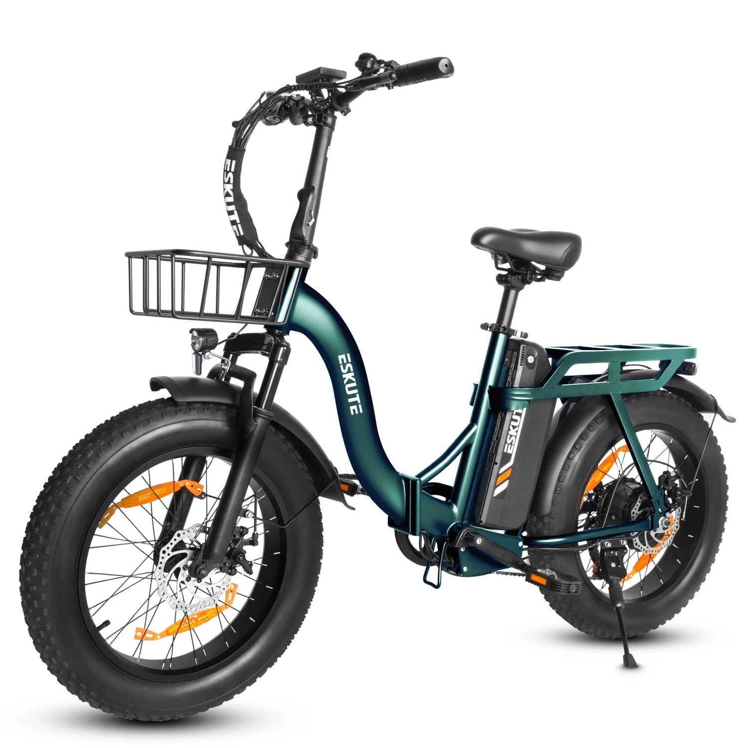 ESKUTE D202 Faltbares E-Bike mit Frontkorb und 48v20,8 Ah Akku
