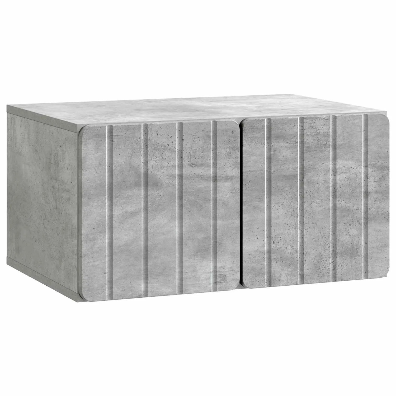 vidaXL Wandmontierter TV-Schrank Betongrau 59,5 x 41 x 30 cm 898338