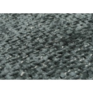 Detailaufnahme der blau-grünen Chenille-Polsterung der BERLINLODGE Sitzbank. Struktur und Farbnuancen sind gut erkennbar.