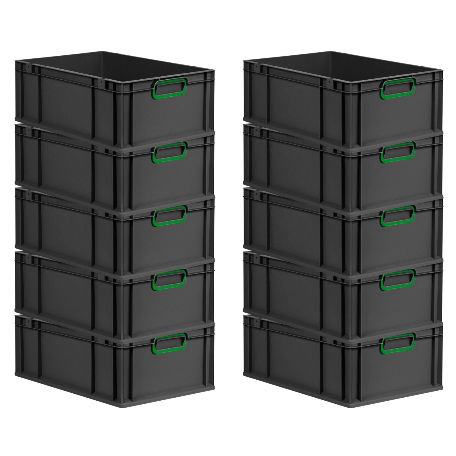 PROREGAL SparSet 10x Eurobox Nextgen Color HxBxT 22x40x60cm 44 Liter Griffe günstig online kaufen