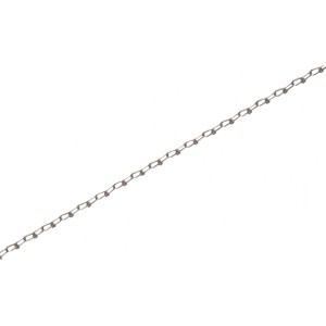 Verzinkte Knotenkette, 1 mm stark, als Meterware für vielseitige Anwendungen.