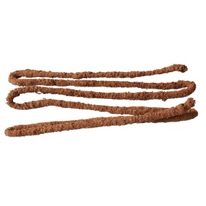 Flexible, braune Liane mit Kokosfasern, 2 m lang, für die Terrarium-Dekoration.