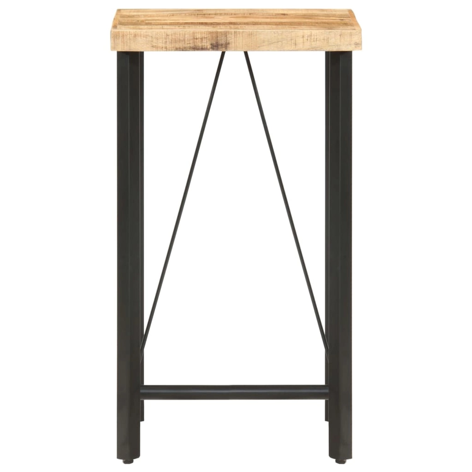 Bartisch 60x60x107 Cm Raues Mangoholz günstig online kaufen