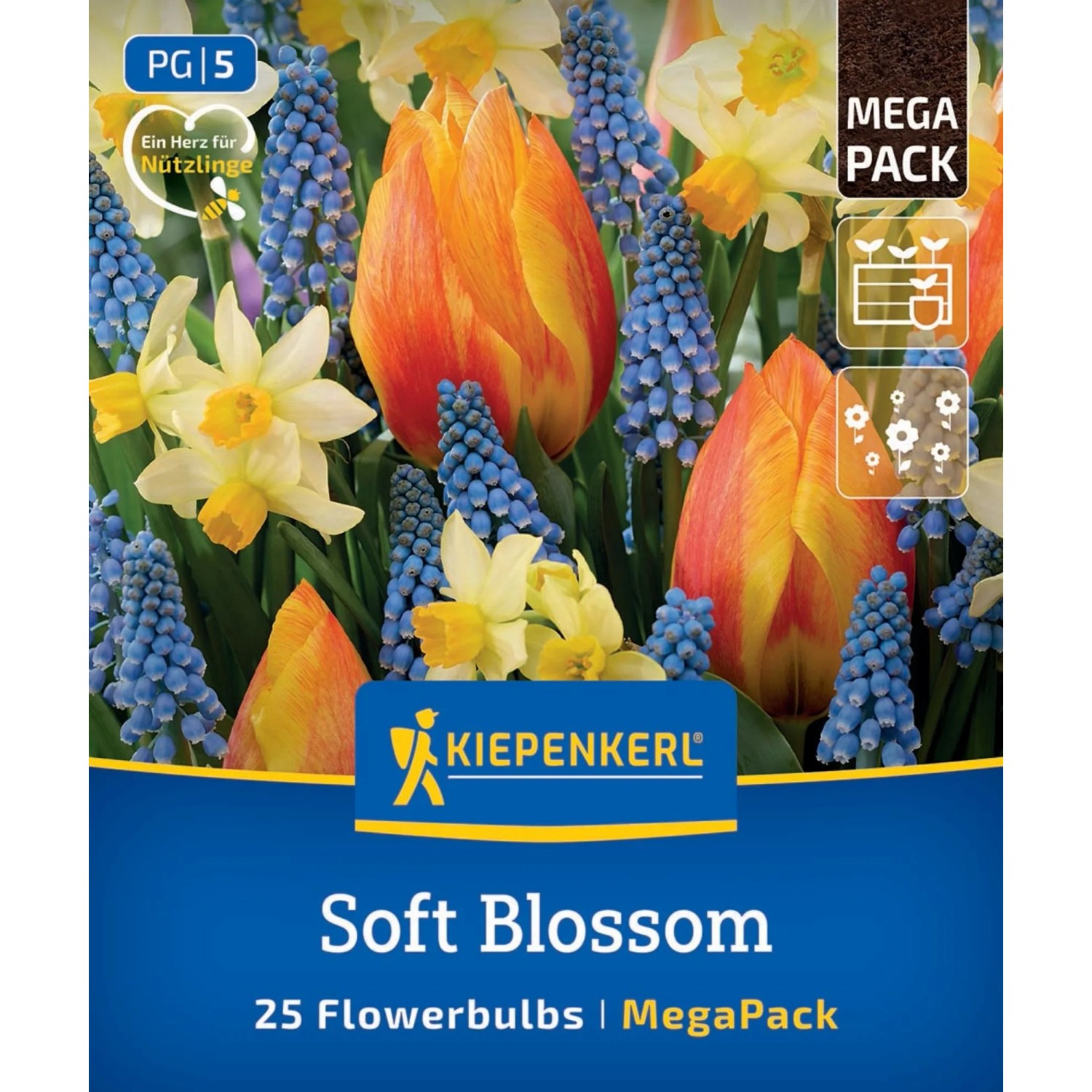 Kiepenkerl Blumenzwiebel Mega Pack Soft Blossom 25 Stück