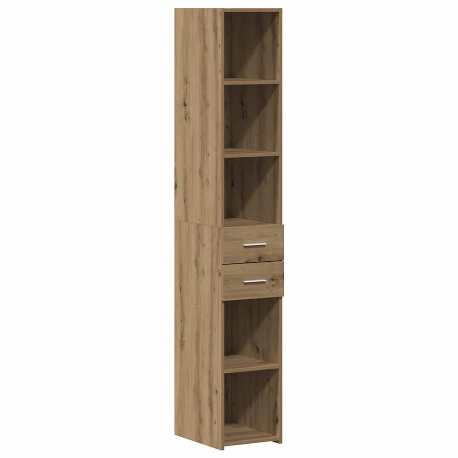 vidaXL Highboard Eiche Handwerklich 30 x 42,5 x 185 cm Holzwerkstoff 868740 günstig online kaufen
