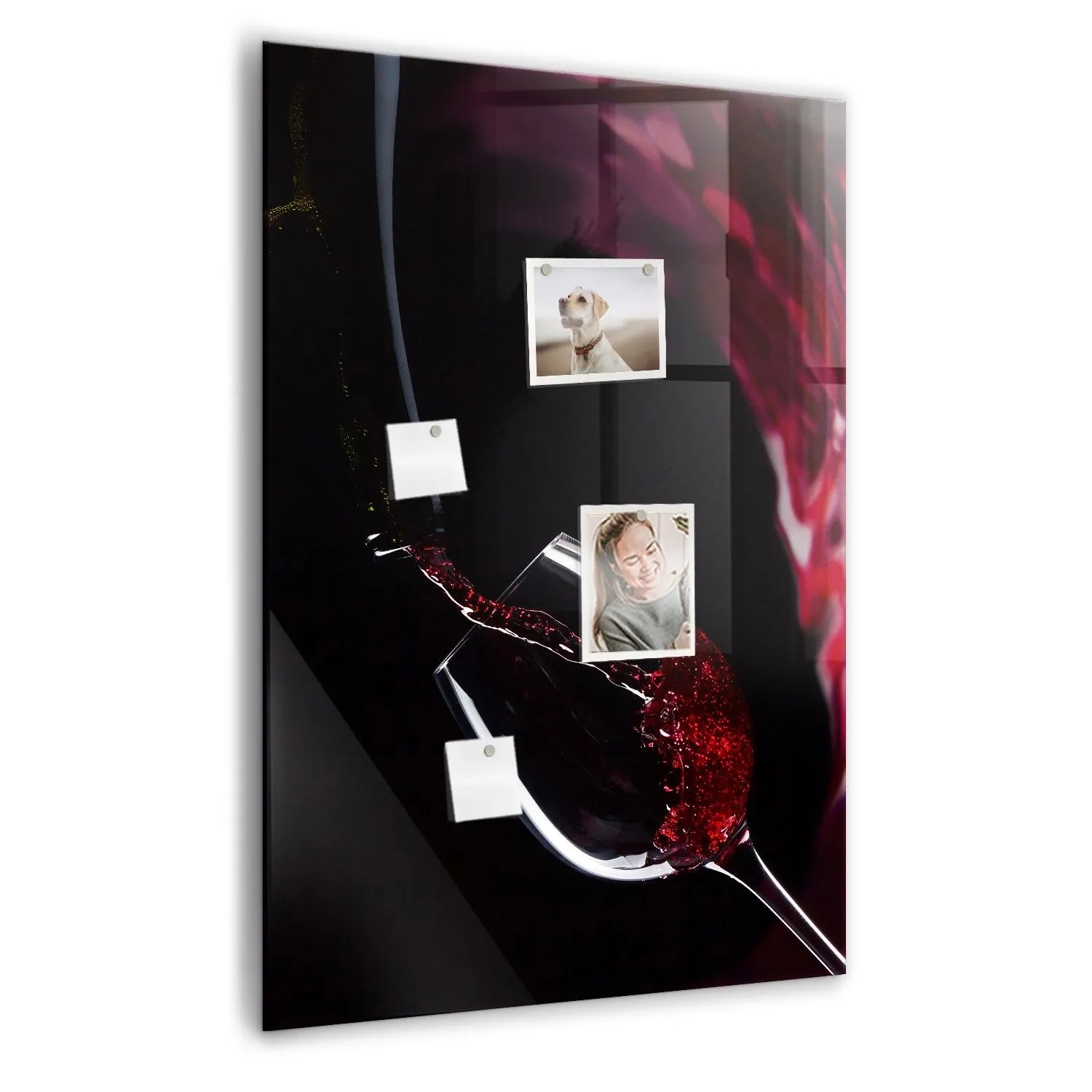 Tulup Beschreibbare Magnettafel Verschütteter Wein 70x100 cm Beschreibbare günstig online kaufen