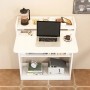 Rebiko Faltbarer Wandschreibtisch Weiß Schrank Regal Moderner Laptoptisch_4