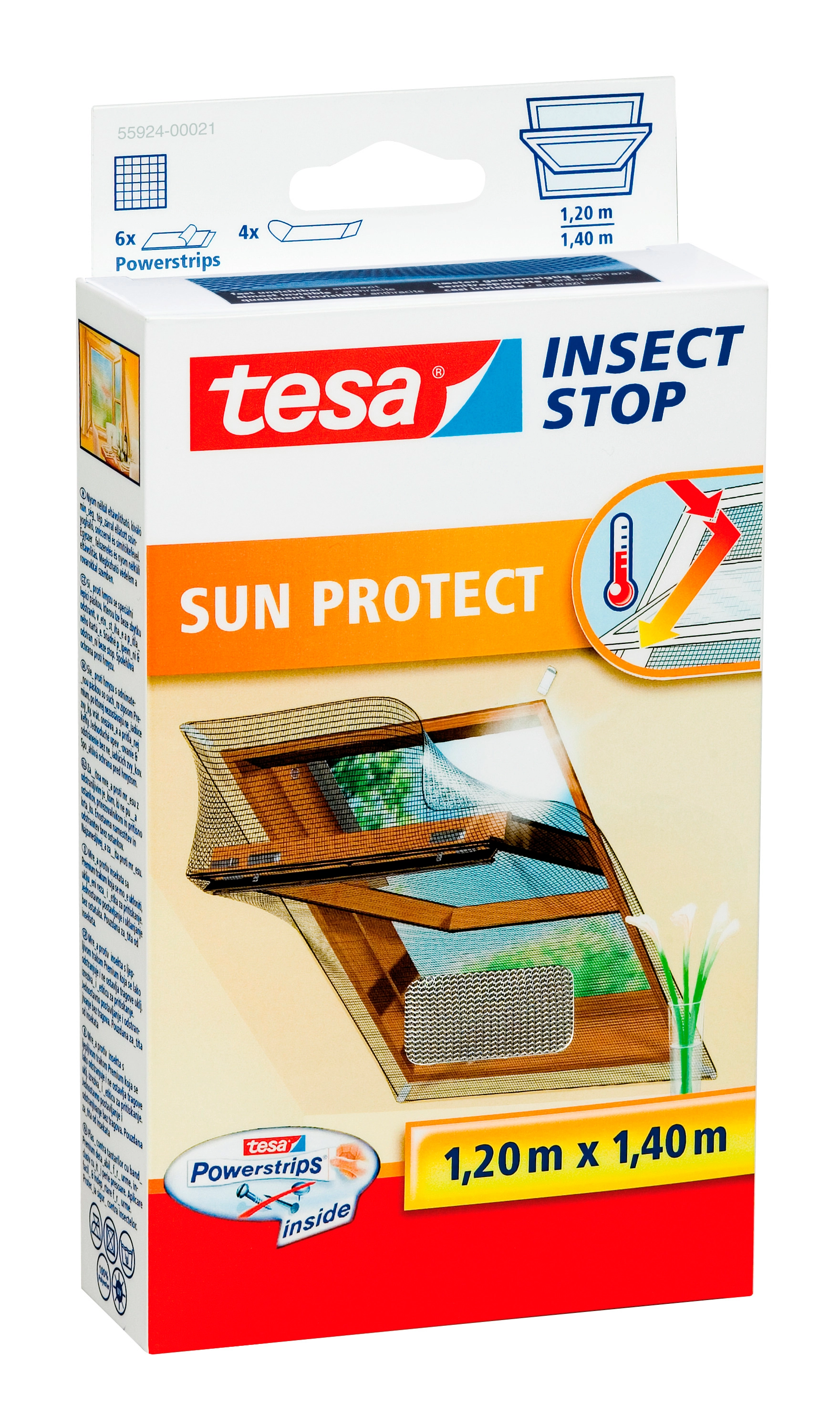 Tesa Fliegengitter Dachfenster mit Sonnenschutz 140 cm x 120 cm kaufen bei  OBI