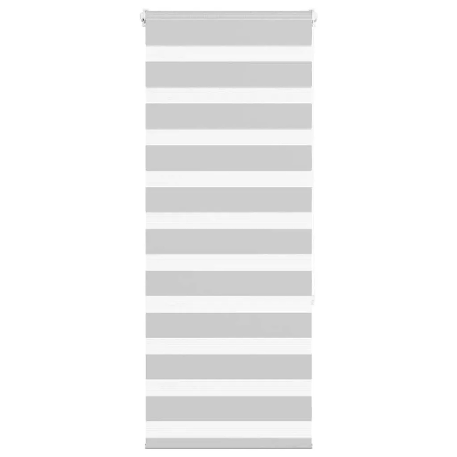 vidaXL Doppelrollo Hellgrau 55x150 cm Stoffbreite 50,9 cm Polyester 4014434 günstig online kaufen