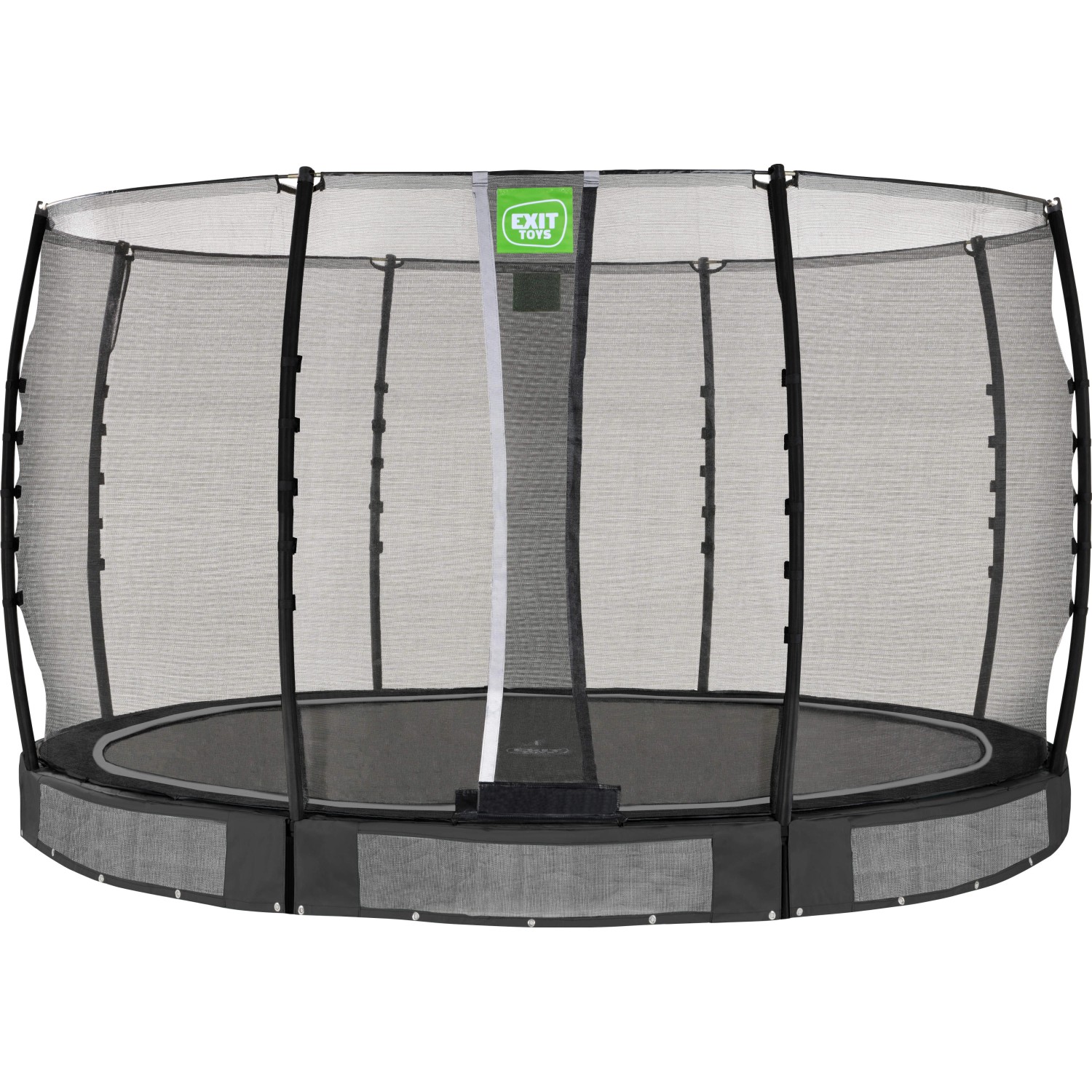 EXIT Allure Classic Bodentrampolin Ø 366 cm Schwarz