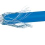 Blaues Schwaiger CAT 8.1 S/FTP Netzwerkkabel für Computer & Multimedia mit offener Abschirmung.
